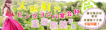 大阪府内ピンクコンパニオン宴会付温泉旅館宿泊ハイクラス！露天風呂付客室お部屋で夕食手配可能！
