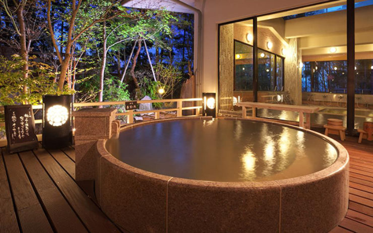 露天風呂 黄金の湯