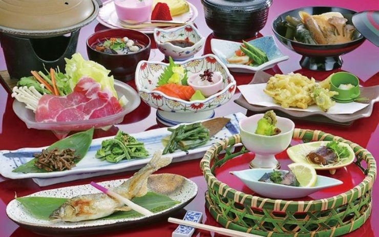 和会席料理の一例 その1