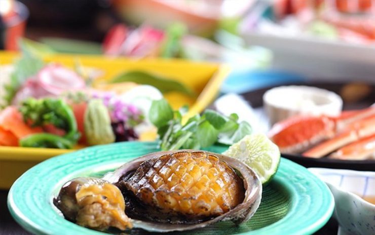 別注料理：あわび