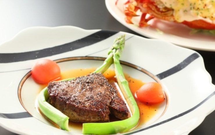 洋食のステーキ