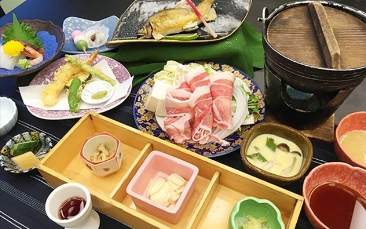 会席料理の一例
