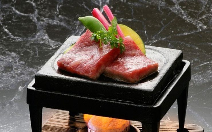 松阪牛のステーキ