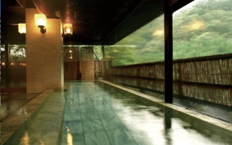 大浴場(内湯)の窓側