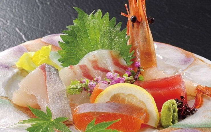 刺身の盛り合わせ