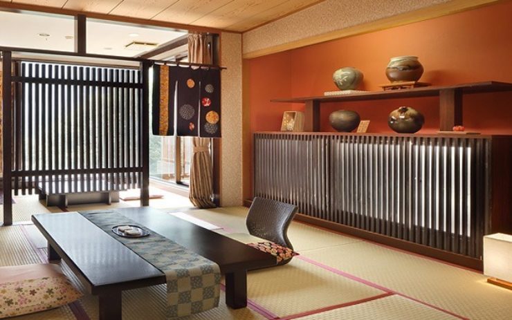 半露天風呂付き客室の一例(和室)