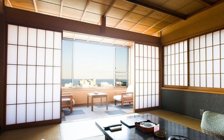 海が見える丘客室