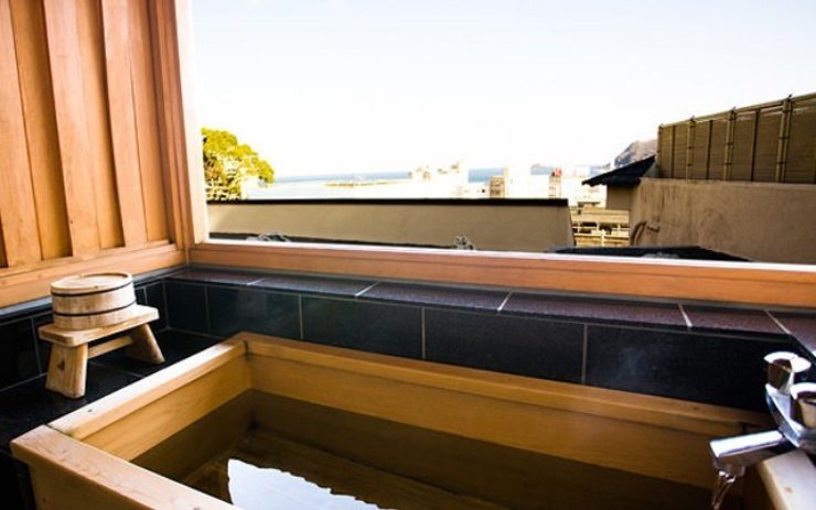 客室露天風呂