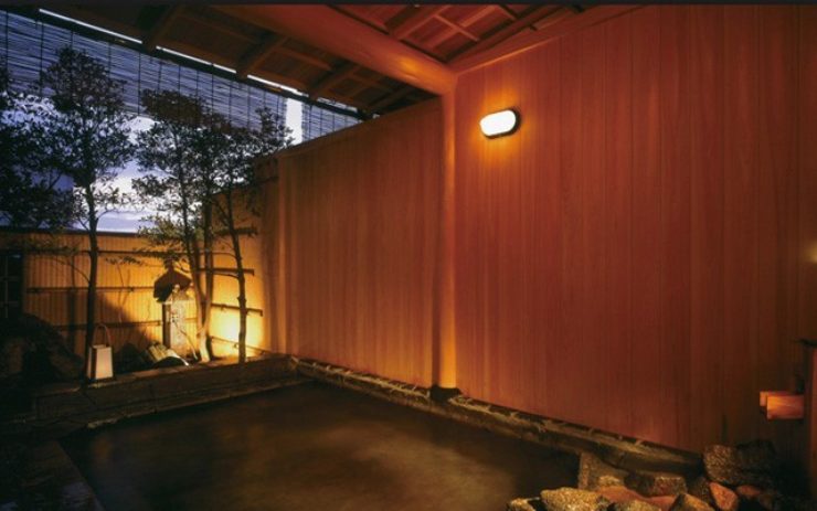 庭園露天風呂の風景 その2