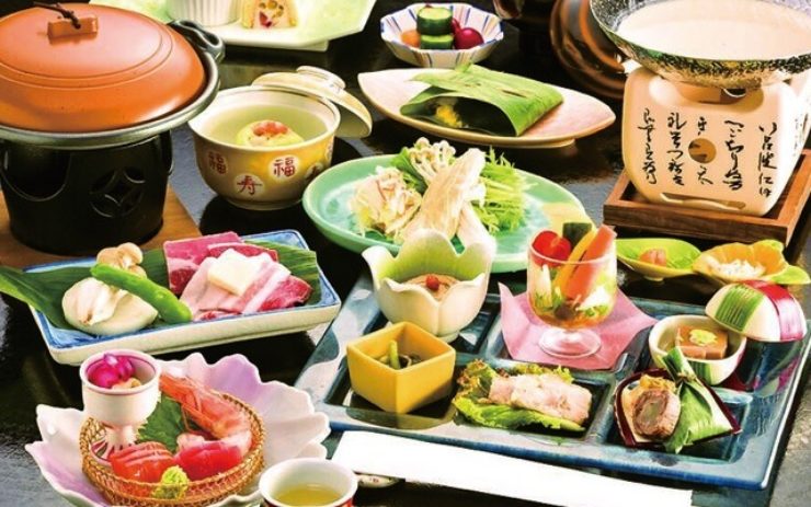 会席料理の一例