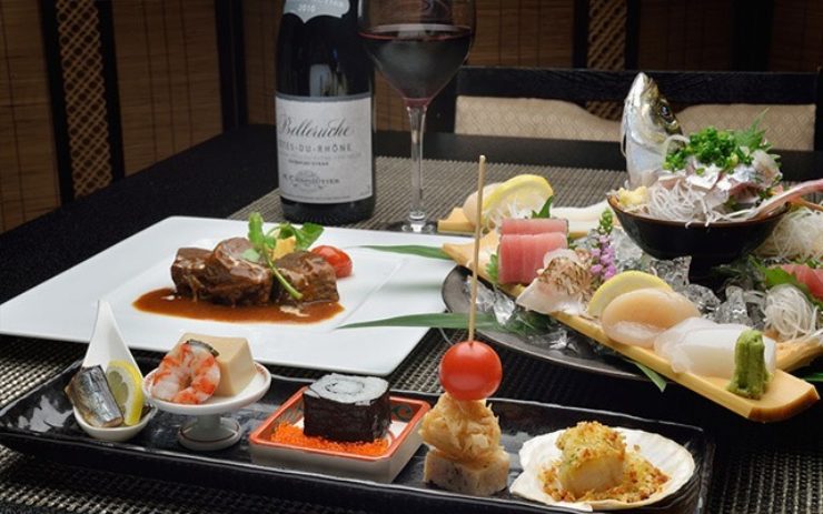 和洋会席料理の一例