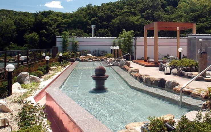 野天風呂の景観