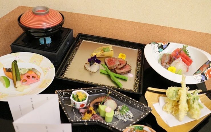 和会席料理の一例　その1