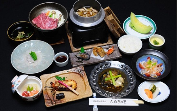 会席料理の一例