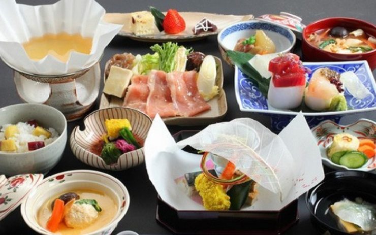 会席料理の一例その1