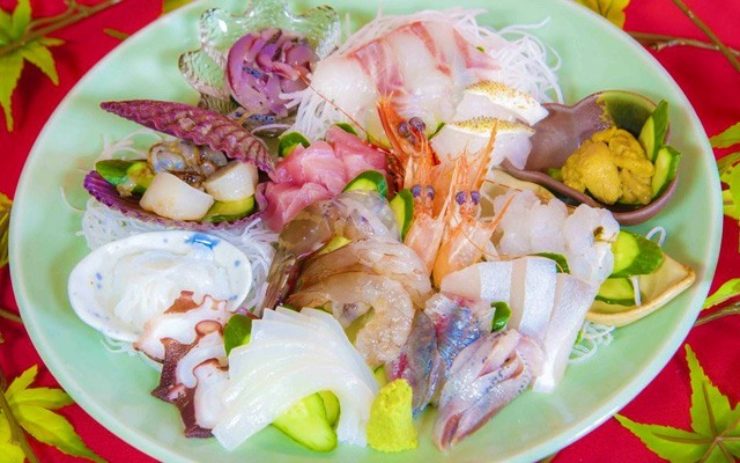 お刺身の盛り合わせ