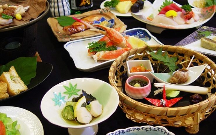 会席料理の一例