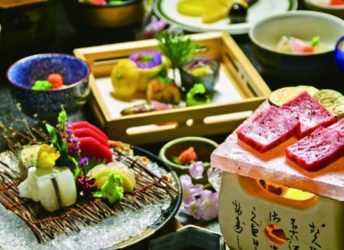 会席料理の一例　その1