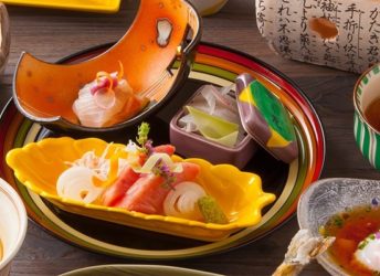 会席料理の刺身