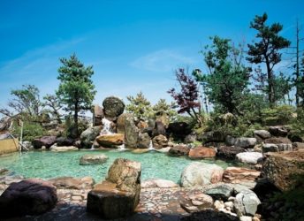 庭園露天風呂その1