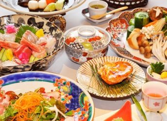 秋冬の会席料理の一例