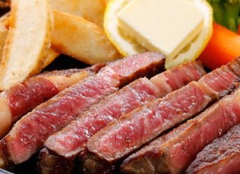 食欲をそそる上州ステーキ