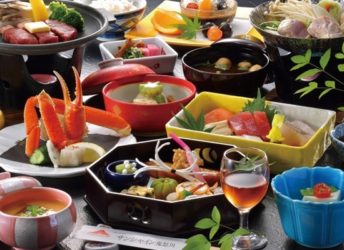 会席料理の一例　その1