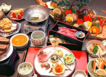 四季の和会席料理の一例