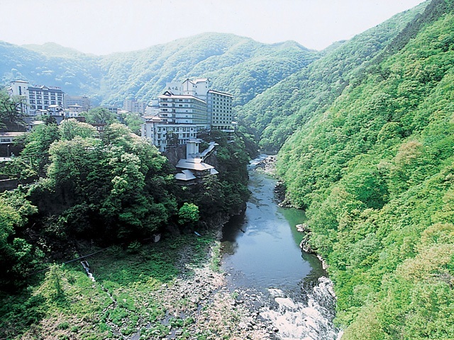 芦ノ牧温泉の景観