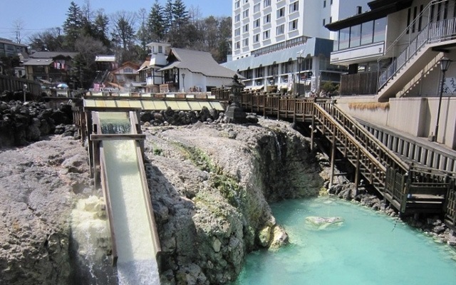 草津温泉の湯畑