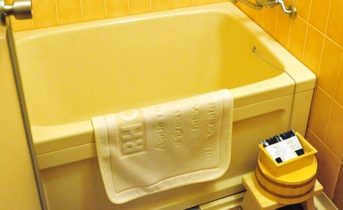 全客室のお風呂で温泉が出ます