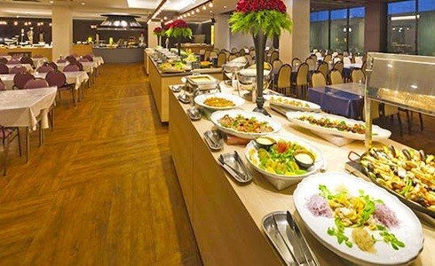 朝食バイキング