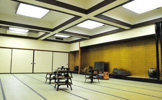 石庭の宴会場は、新しくてきれい