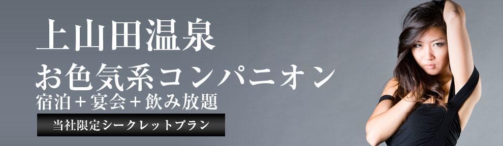 上山田温泉 お色気系コンパニオン 宿泊+宴会+飲み放題 当社限定シークレットプラン