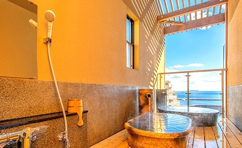 展望露天風呂の大島