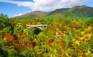 鳴子峡と橋