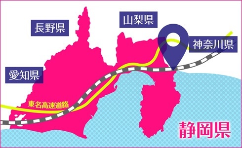 熱海温泉の簡易地図