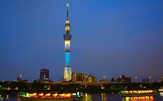 東京スカイツリーの夜景