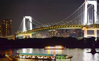 レインボーラインの夜景