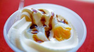 温泉玉子アイスクリーム