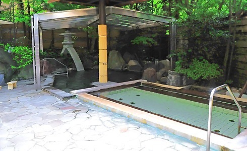 露天風呂の画像