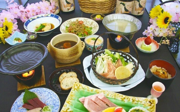 会席料理の一例 その2