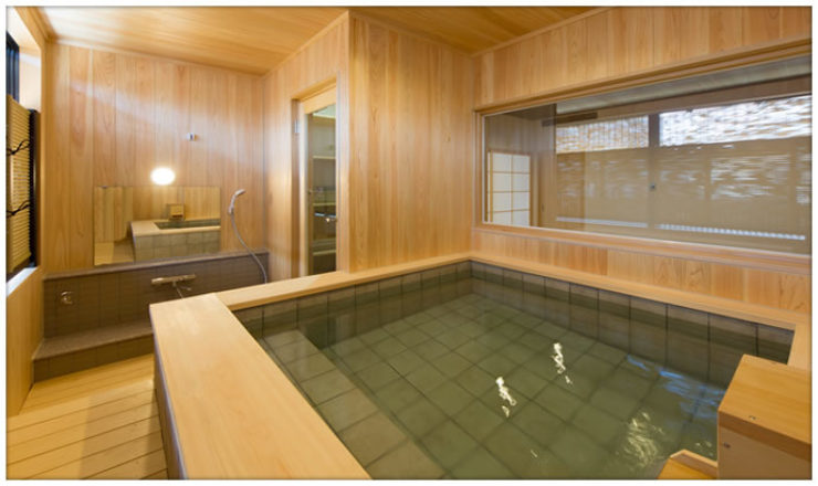 客室露天風呂がイチオシ！極上の一時が味わえます。