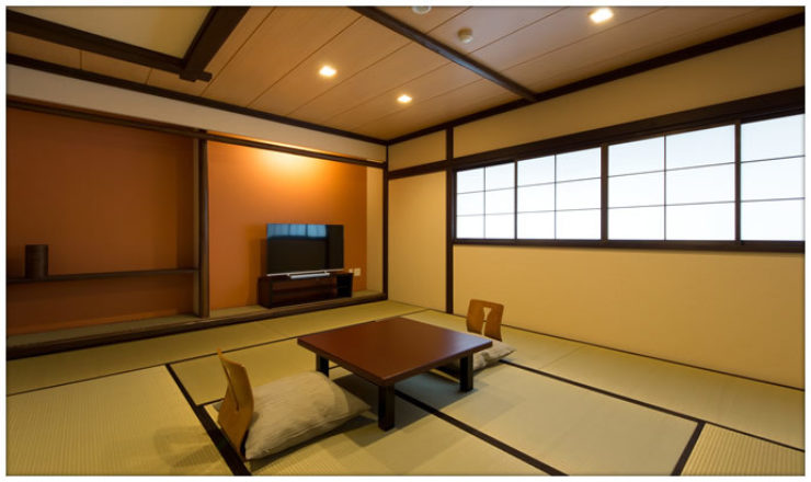 赴きある精錬された和風客室。