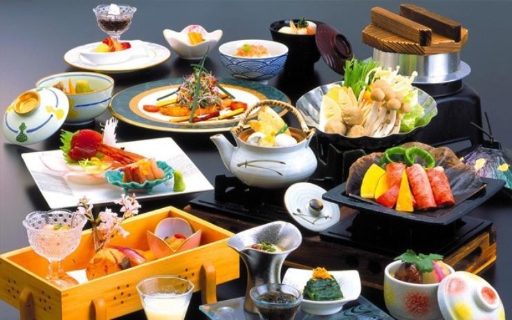 会席料理の一例