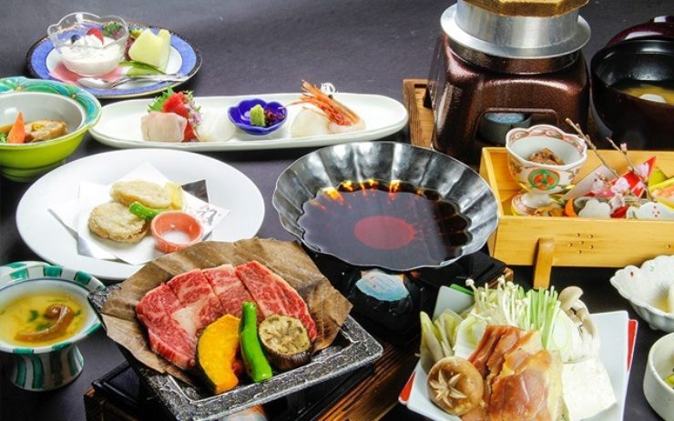 初花月の献立 舞のコース