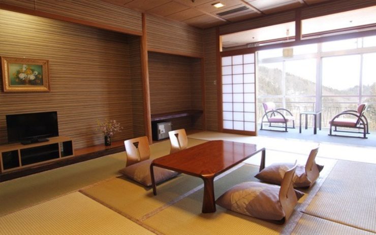 スタンダード客室（内風呂付き12畳）の一例