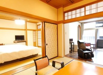 露天陶器風呂付き特別室の一例